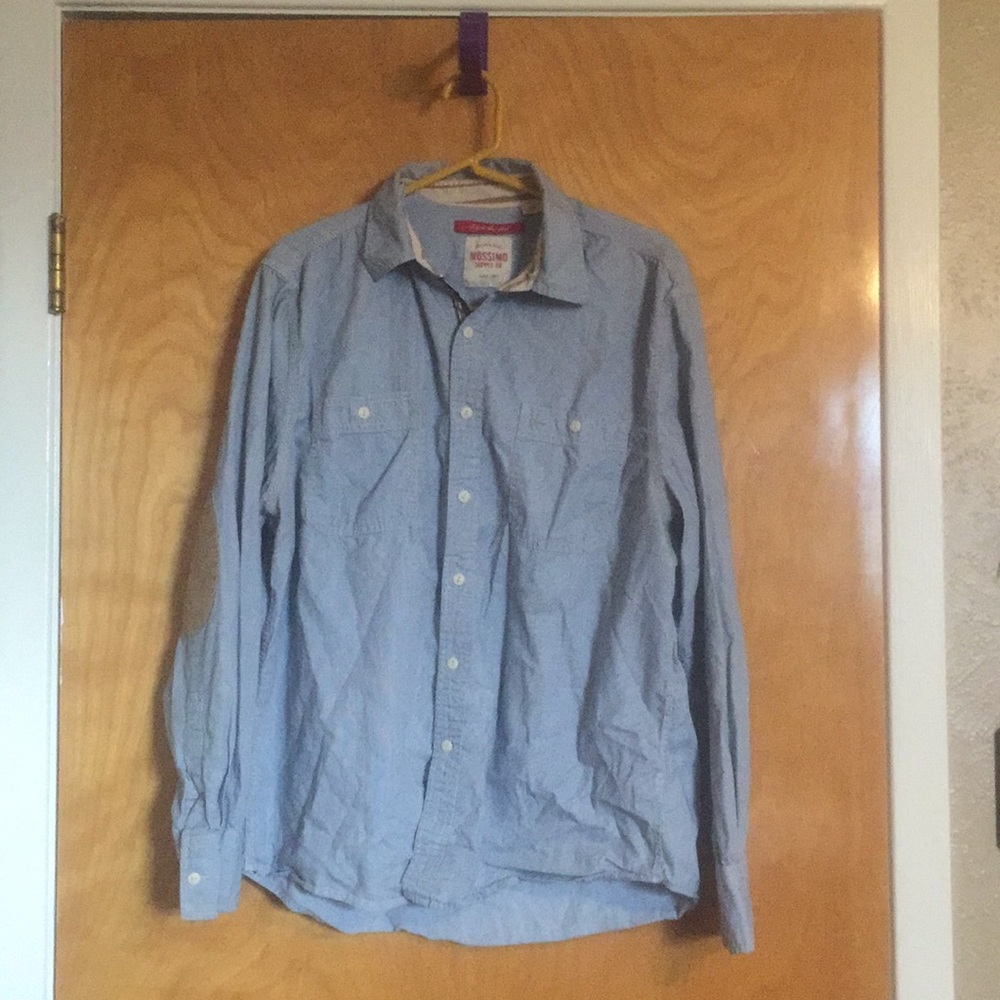 Mossimo Supply Co Men’s Large Blue Button Down
